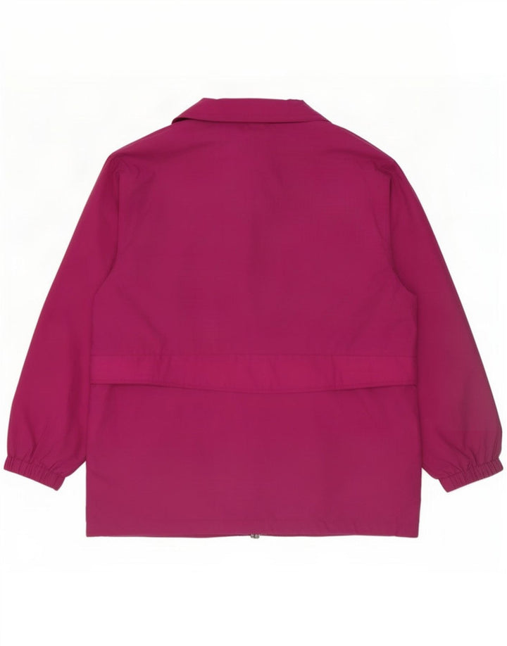 Jaqueta de chuva feminina Eddie Bauer de ajuste solto Reino Unido 14 nylon rosa médio