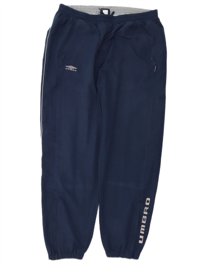 Umbro Mens Graphic Tracksuit Calça Joggers Grande Poliéster Azul Marinho