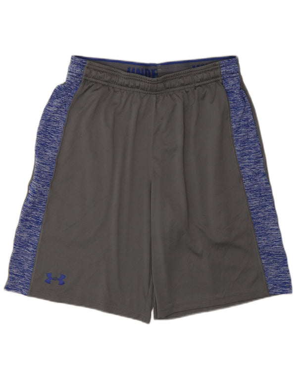 Under Armour Mens Sport Shorts Médio Cinza Colourblock Poliéster