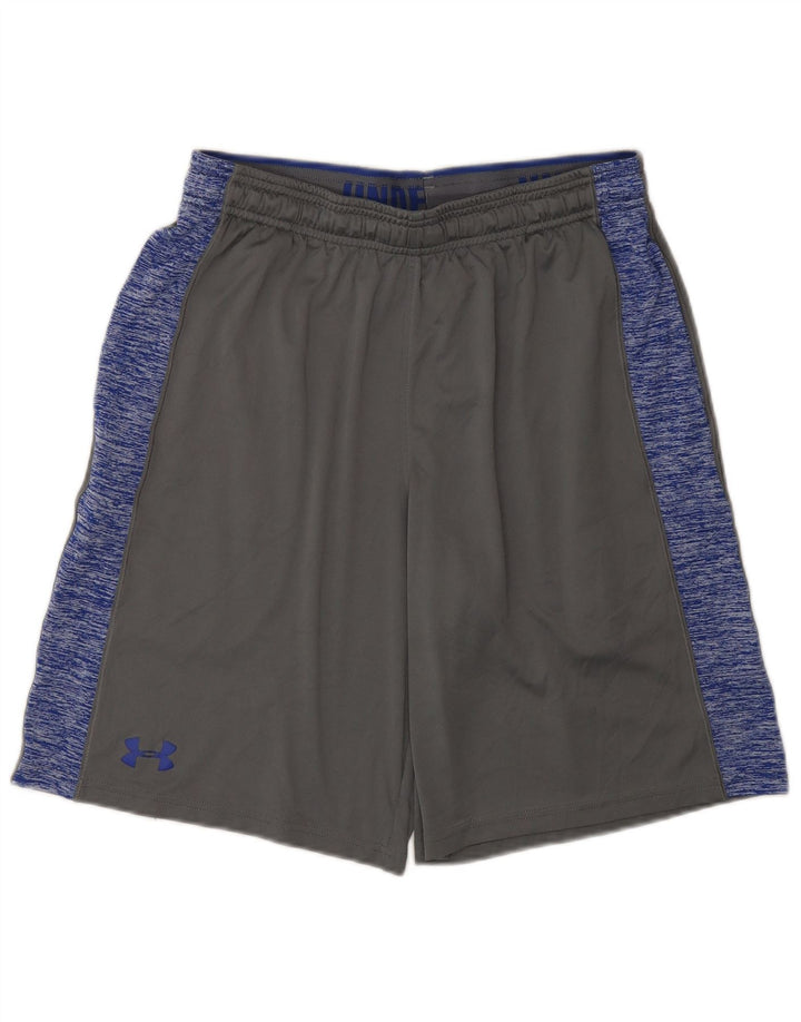 Under Armour Mens Sport Shorts Médio Cinza Colourblock Poliéster