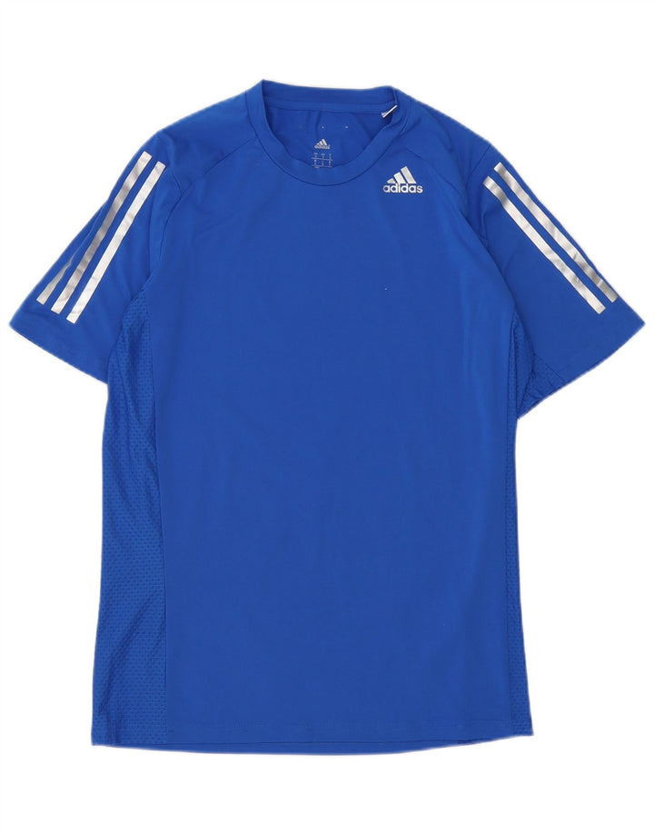 Camiseta masculina Nike Climacool Top pequeno azul poliéster