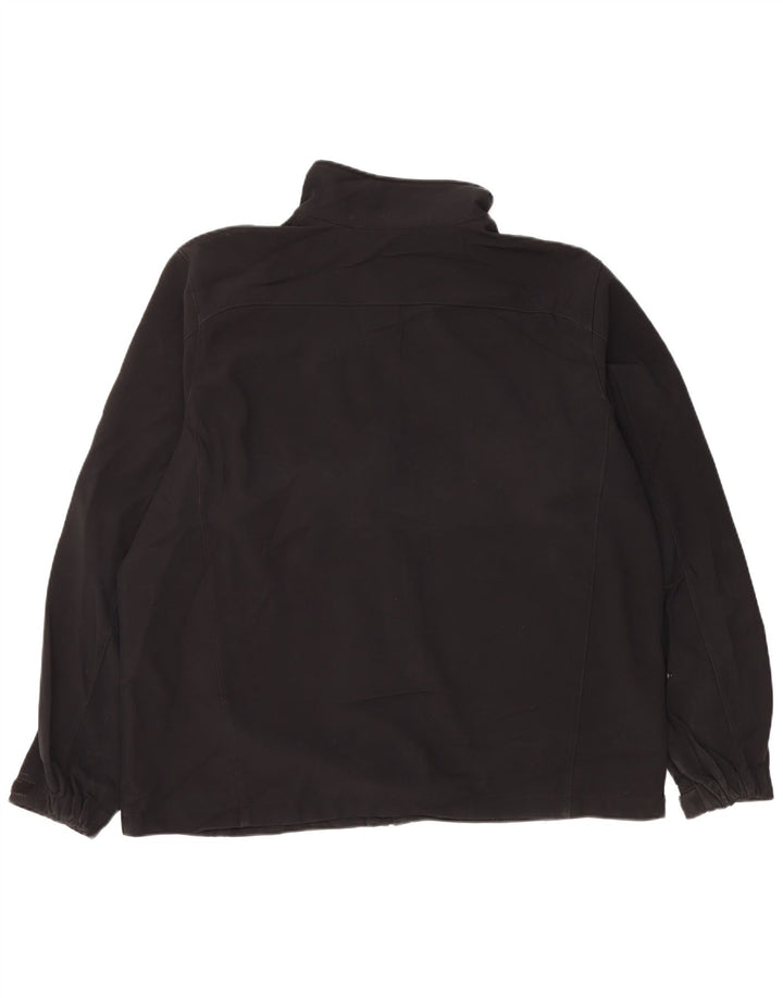Jaqueta corta-vento masculina EDDIE BAUER UK 42 XL poliéster preto