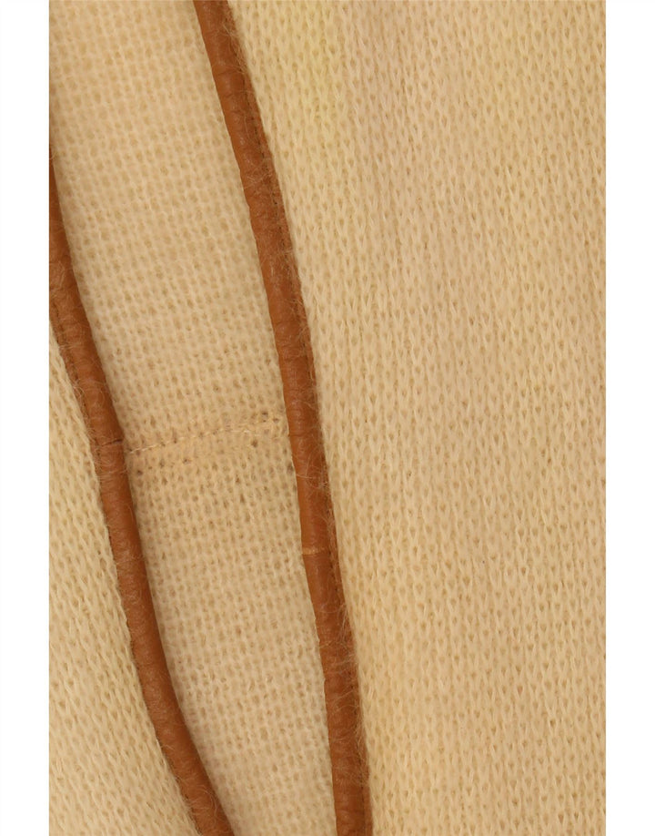 Suéter cardigã masculino Beltrami médio off white mohair