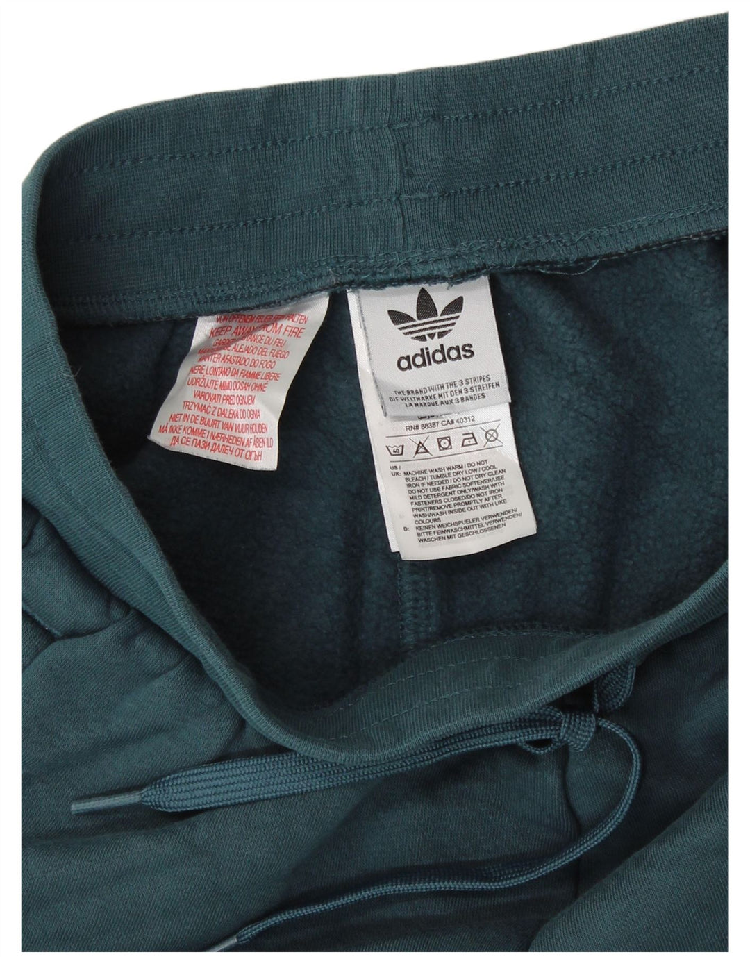 ADIDAS Womens Tracksuit Calças Joggers UK 6 XS Verde