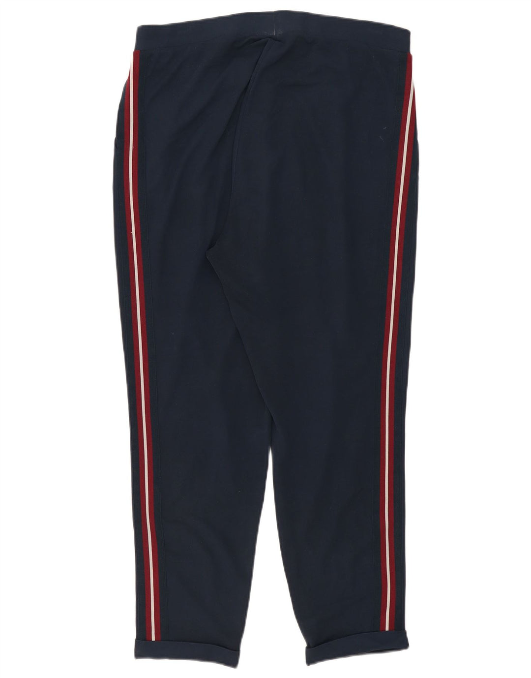 Calça casual justa feminina Marks & Spencer W36 L28 azul marinho