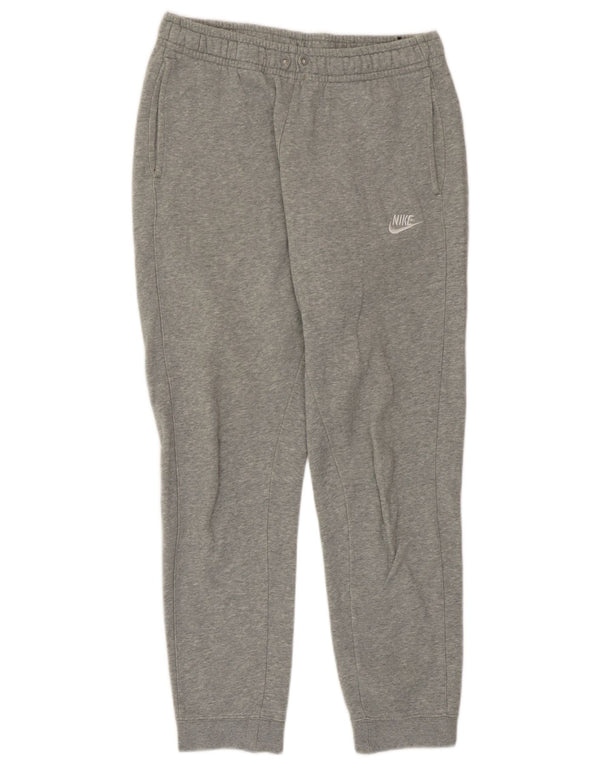Calça de treino masculina Nike joggers grande algodão cinza