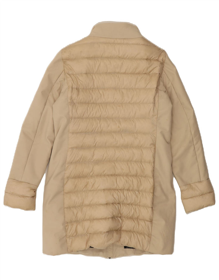 REFRIGIWEAR Womens Padded Coat UK 14 Medium Beige Polyamide Vintage Refrigiwear and Second-Hand Refrigiwear from Messina Hembry 