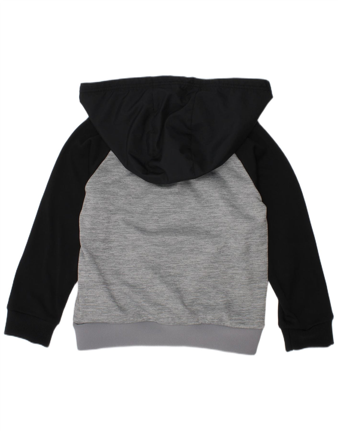 UNDER ARMOUR Meninos Cold Gear moletom com capuz 6-7 anos XS cinza bloco colorido