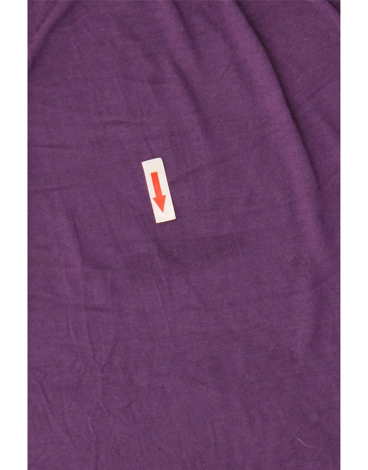 Liu Jo Blusa feminina sem mangas Top IT 44 Médio Roxo Modal