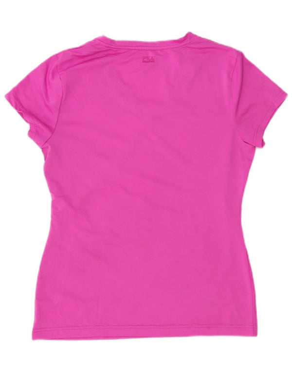 Fila Camiseta Feminina Top UK 12 Médio Poliéster Rosa