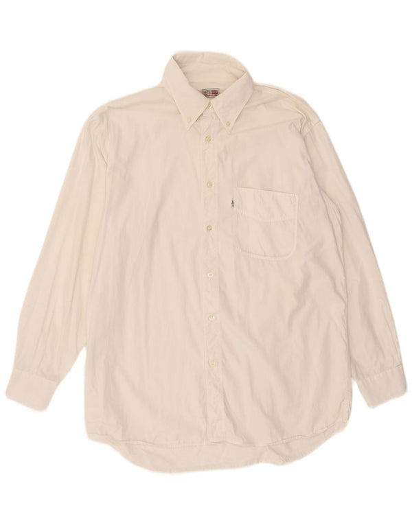 Levi's Mens Shirt Large Off White