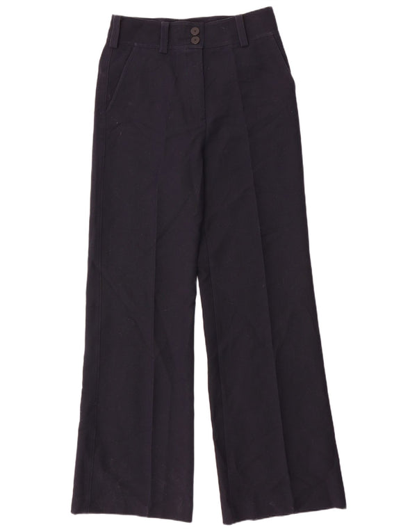 Calça Chino Feminina Massimo Dutti Cintura Alta EU 40 Médio W30 L33 Azul Marinho