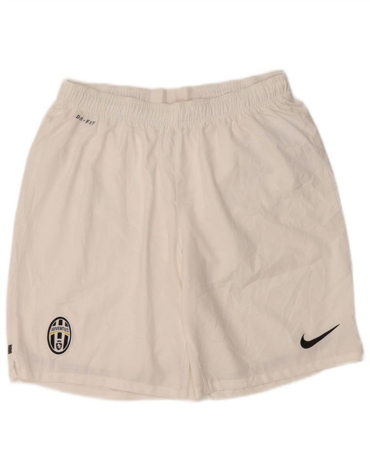 NIKE Masculino Juventus Sport Shorts Grande Poliéster Branco