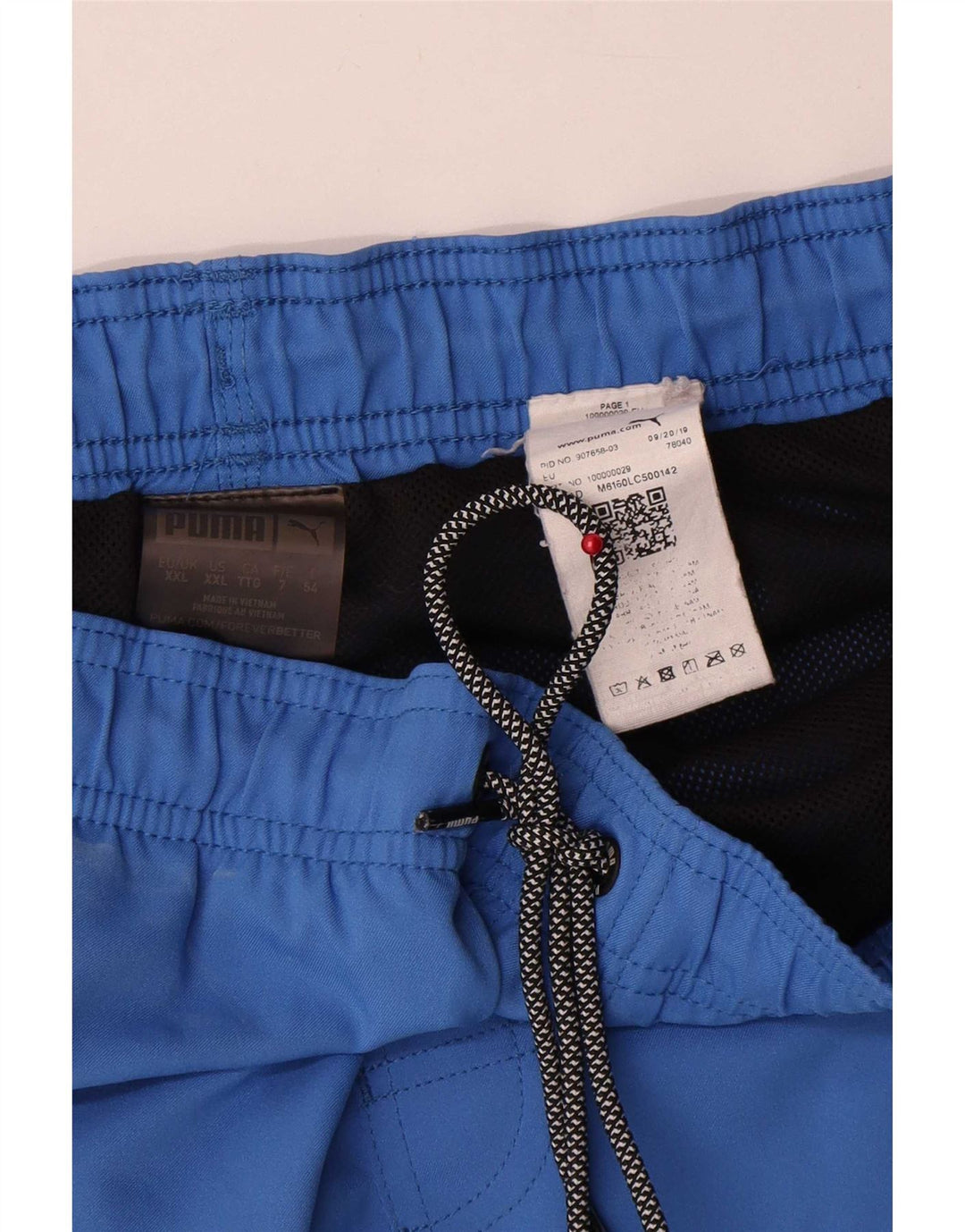 Shorts de natação masculino Puma 2XL azul poliéster
