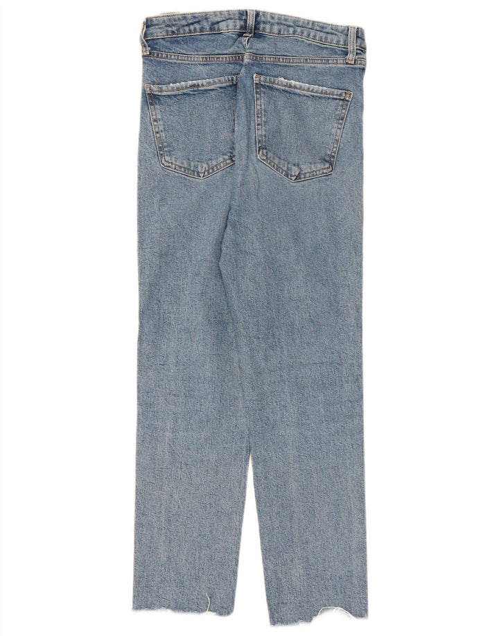Zara Jeans Slim Feminino EU 38 Pequeno W28 L26 Azul