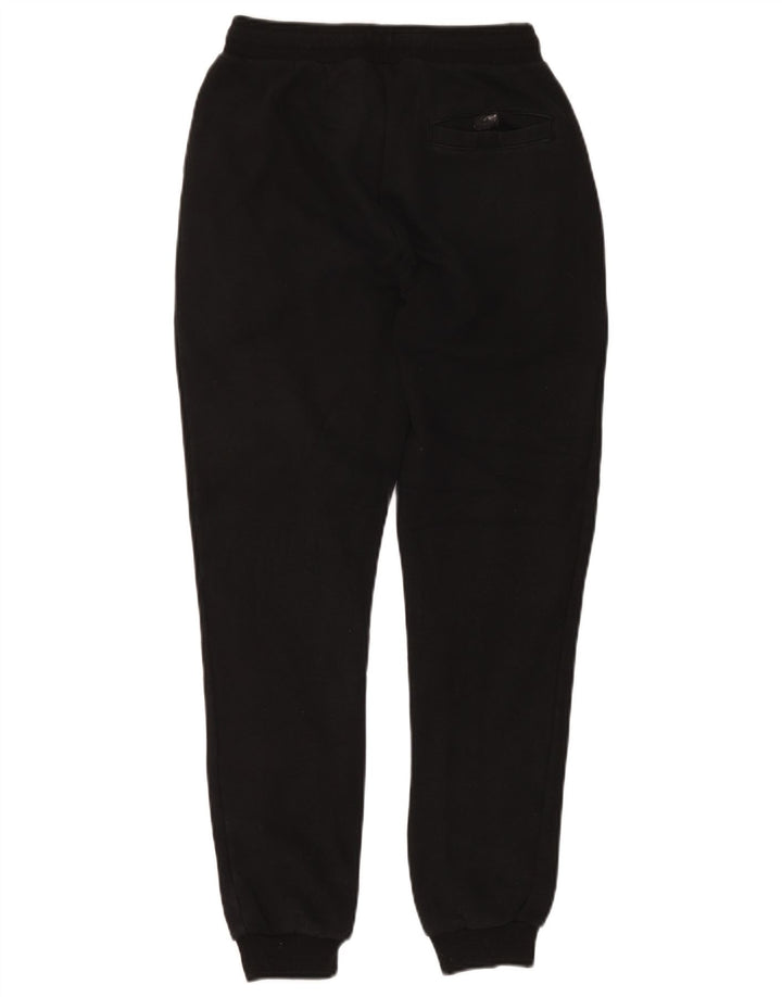 Calça esportiva masculina Ellesse com estampa gráfica pequena de algodão preto