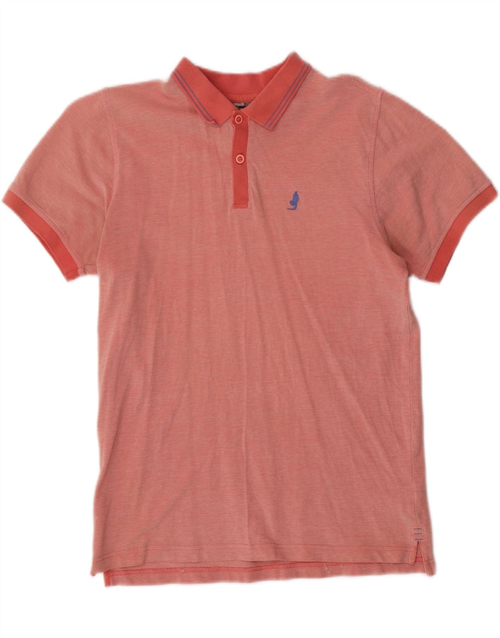 MARLBORO CLASSICS Camisa polo masculina pequena de algodão rosa