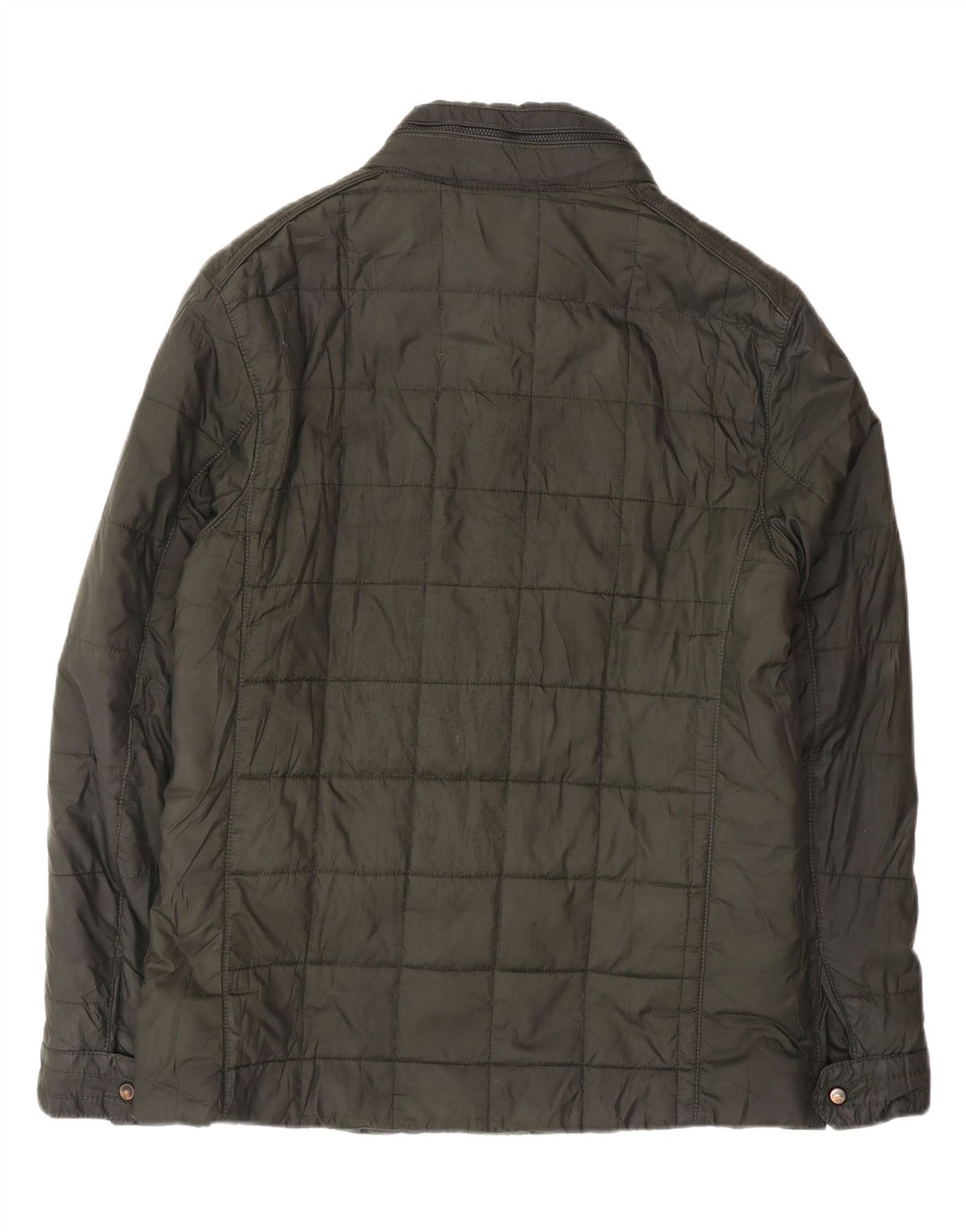 Jaqueta acolchoada masculina ZARA UK 40 grande verde