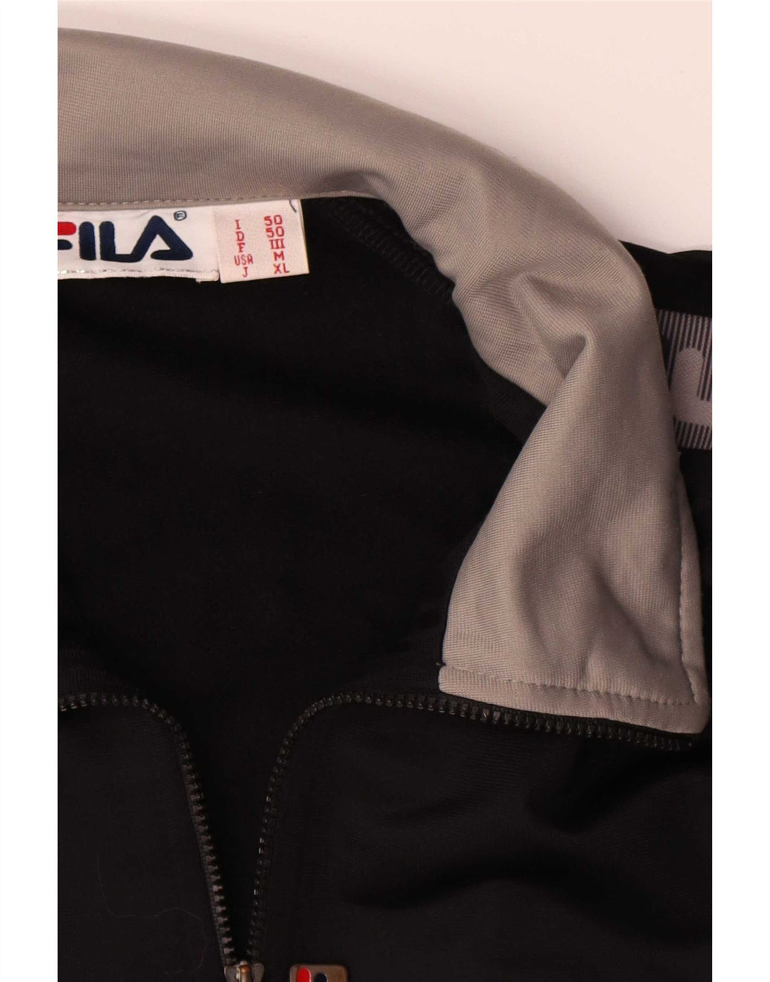 Jaqueta masculina Fila Graphic Tracksuit Top IT 50 Medium Black Colourblock