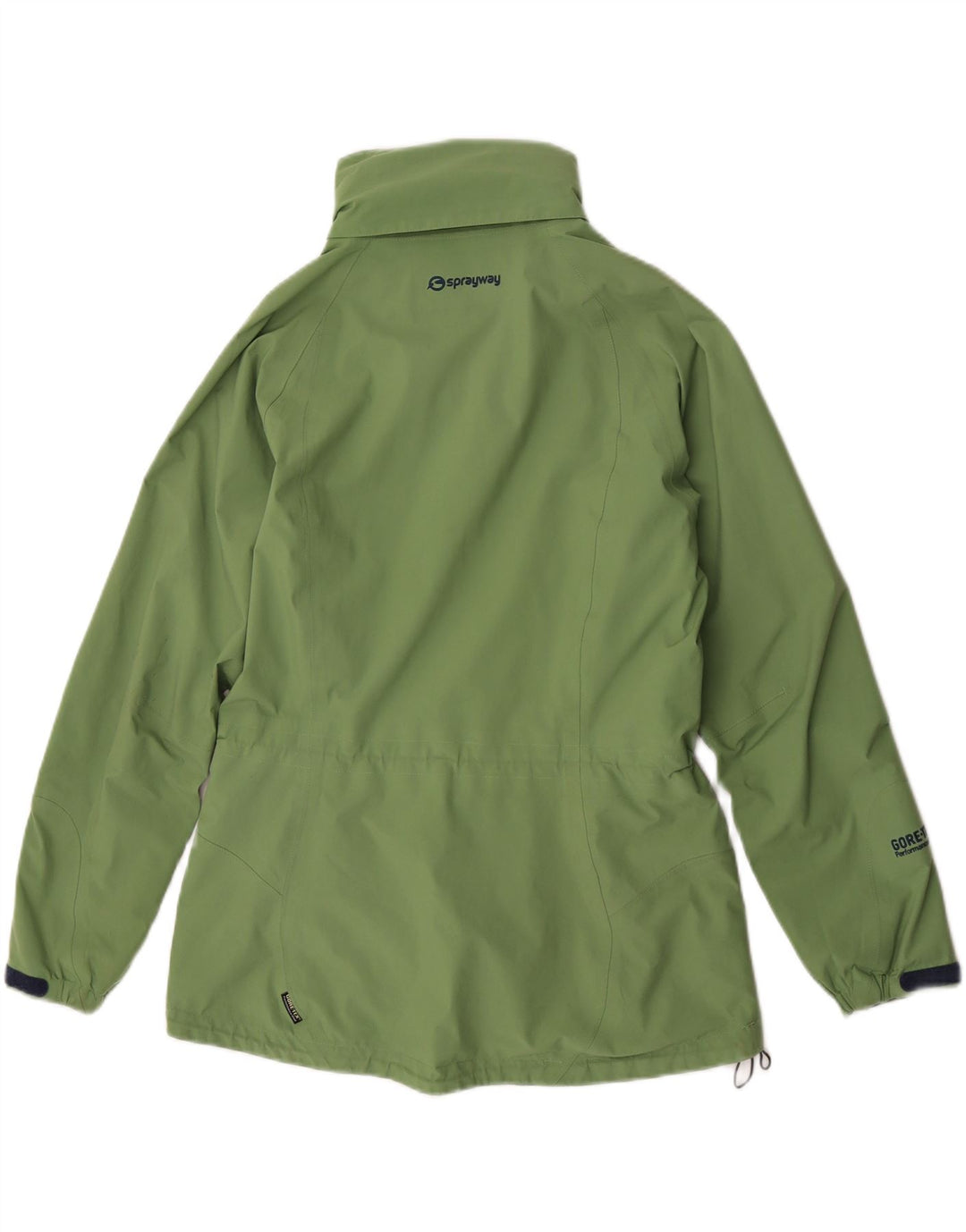 Jaqueta de chuva feminina Sprayway UK 12 poliéster verde médio