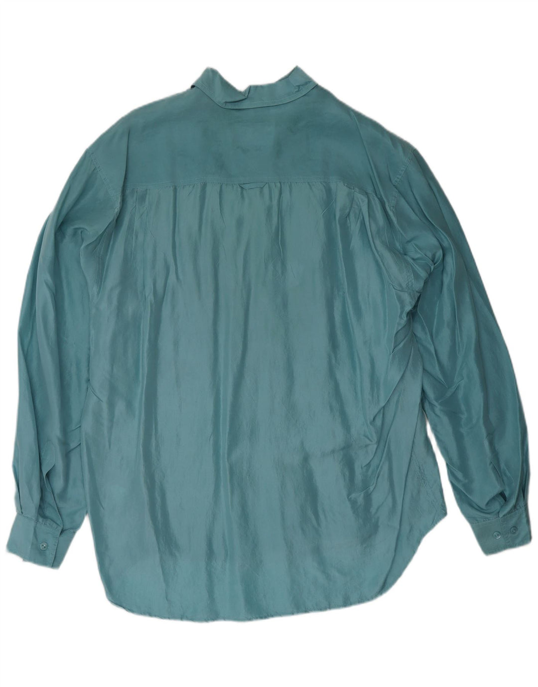 Camisa masculina AQUILA grande seda azul