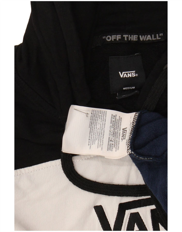 VANS Mens Graphic Hoodie Jumper Médio Multicolorido Colorblock Algodão