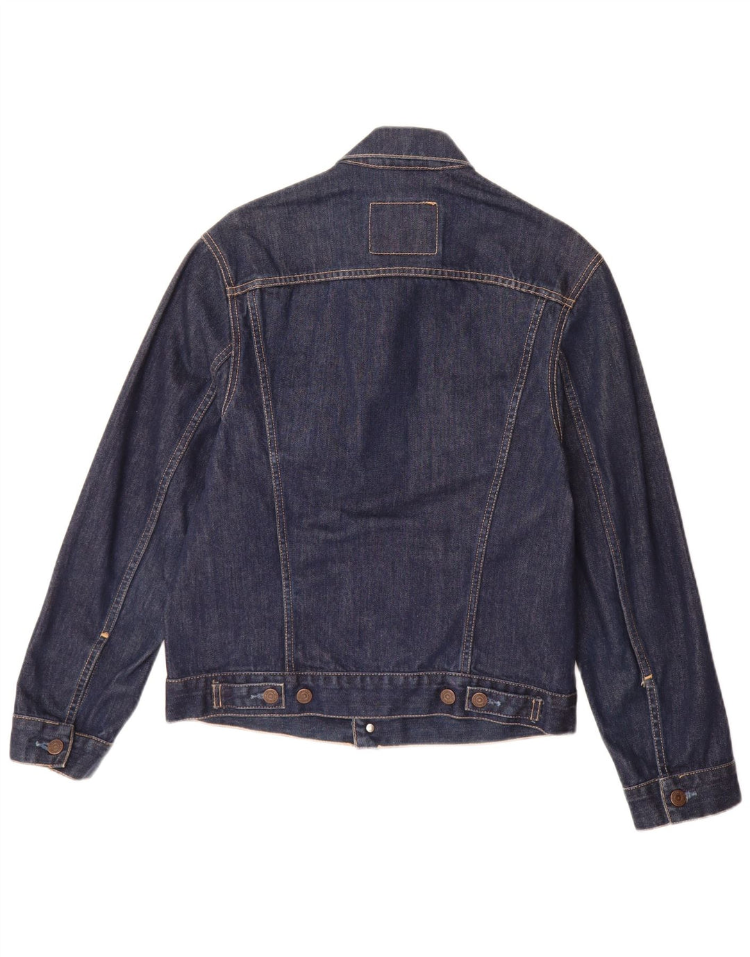 Jaqueta jeans masculina Levi's UK 36 pequena algodão azul marinho