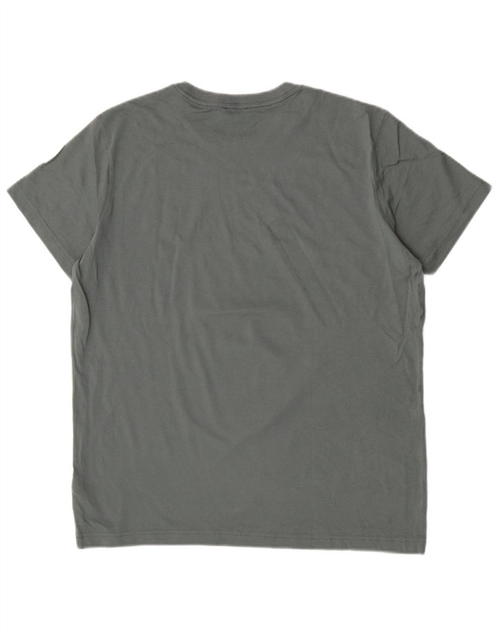 Diesel camiseta feminina gráfica top grande algodão verde