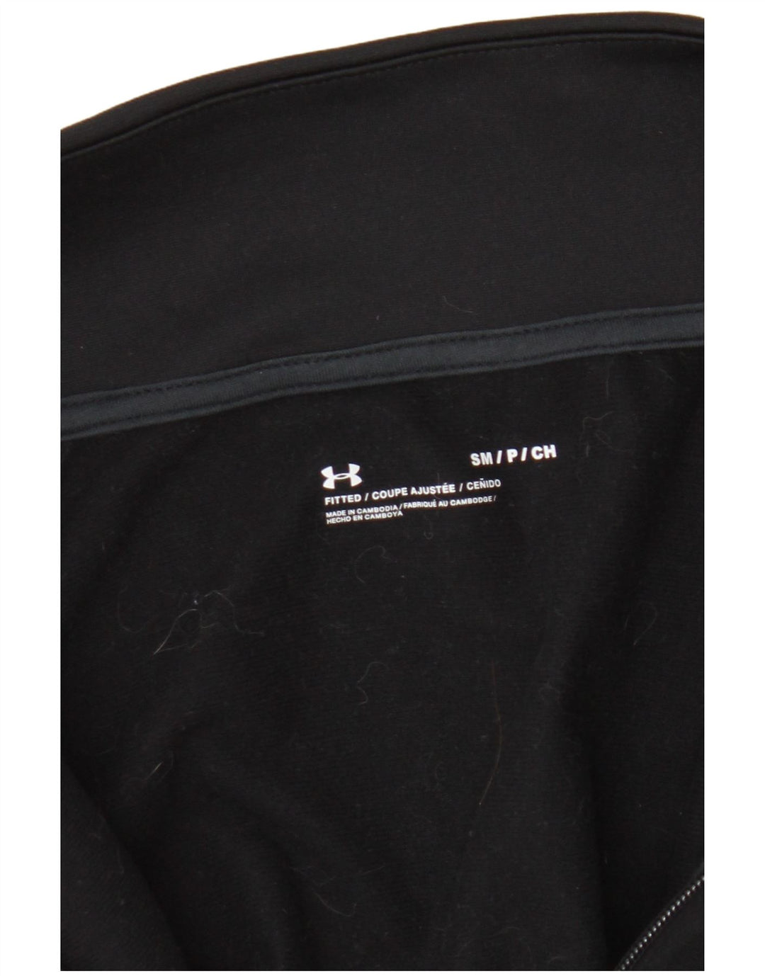 Under Armour Mens Treino Top Jacket Pequeno Colorblock Preto