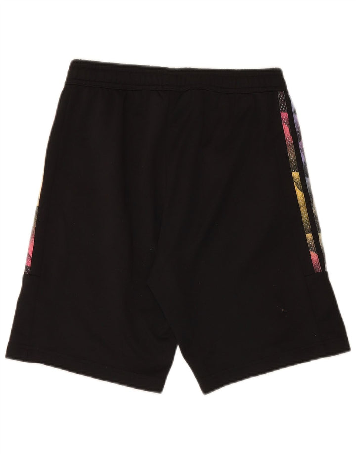 Shorts esportivos femininos ADIDAS 13-14 anos W28 L8 preto poliéster