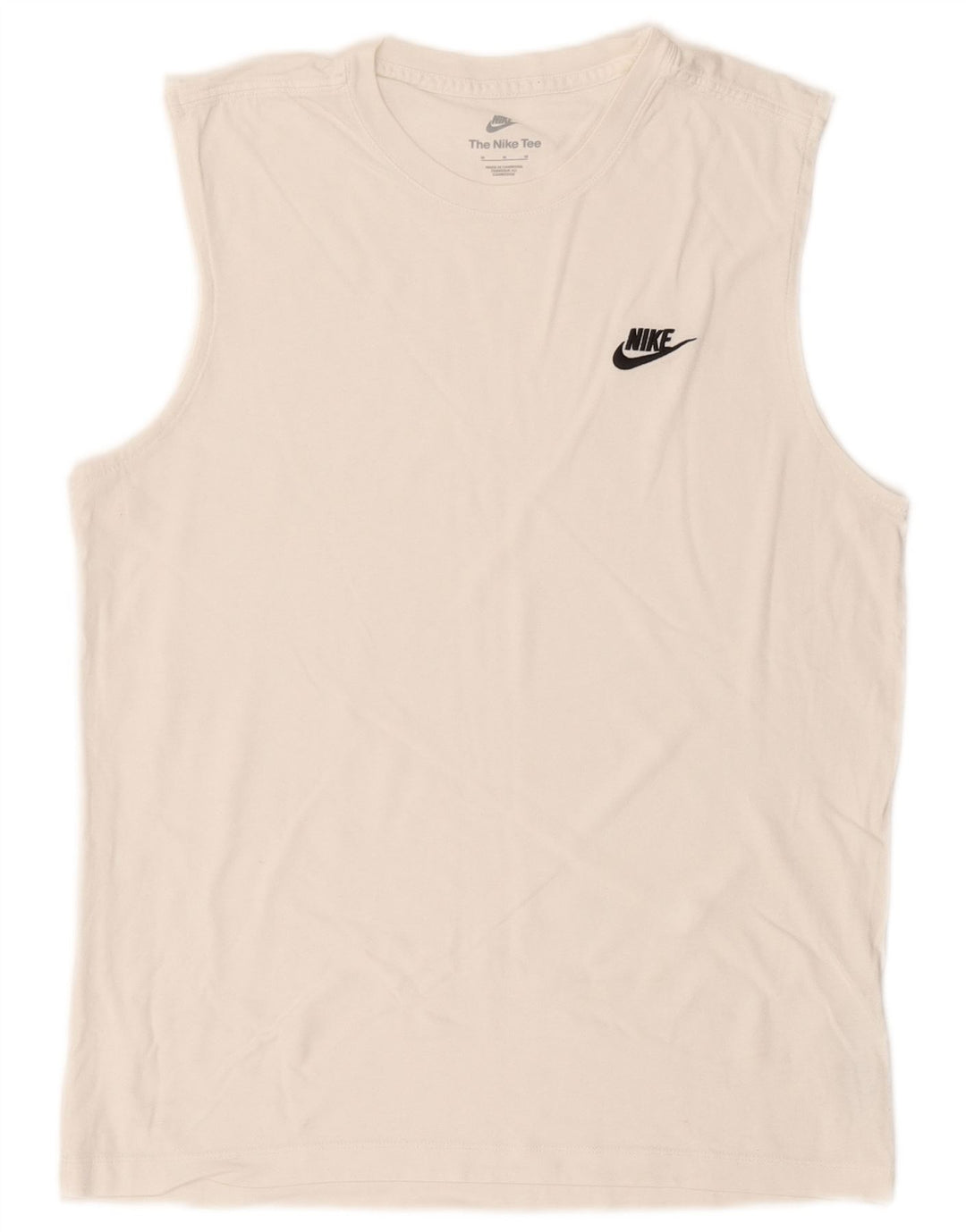 Colete Nike Masculino Top Médio Algodão Branco