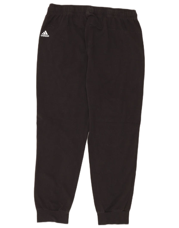ADIDAS Mens Graphic Tracksuit Calças Joggers Grande Preto