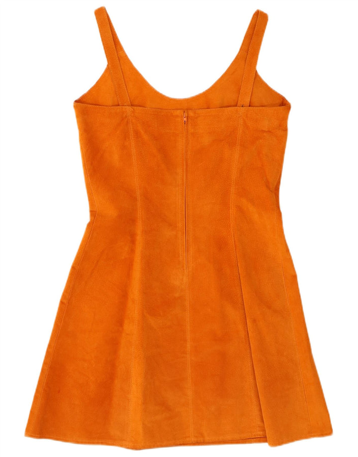 Vestido feminino de camurça Conbipel IT 42 couro laranja médio