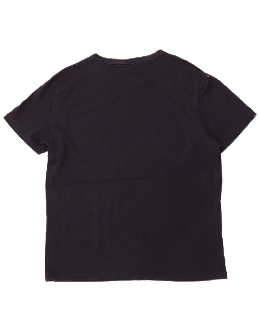 Camiseta masculina POLO RALPH LAUREN Top grande algodão azul marinho