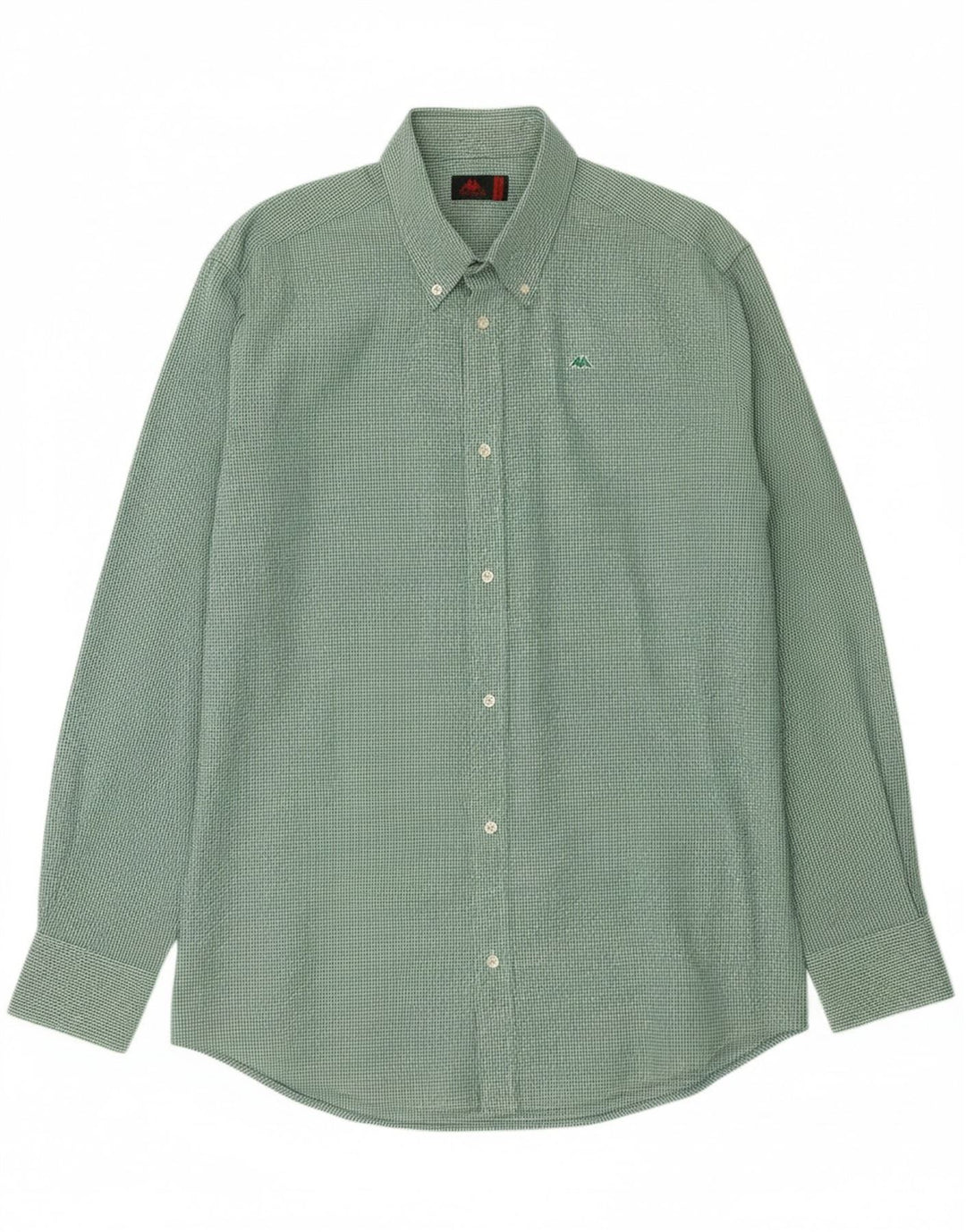 Camisa masculina KAPPA 2XL algodão guingão verde