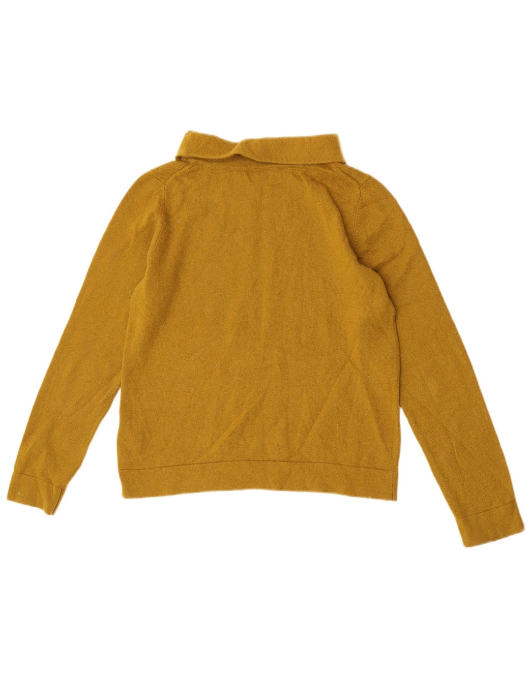 Suéter feminino Hobbs com gola redonda e gola redonda Reino Unido 14 lã amarela média