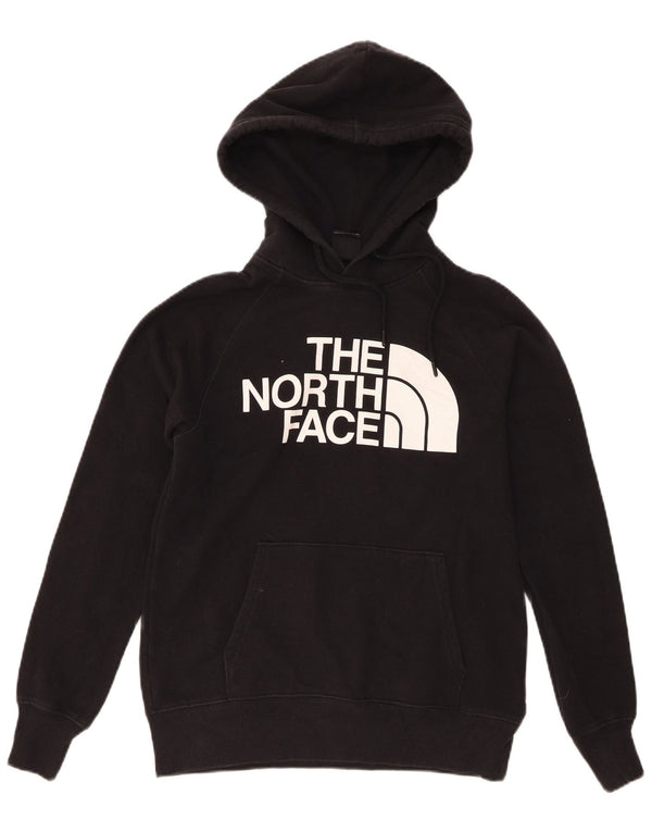 Jumper com capuz gráfico feminino The North Face UK 6 XS algodão preto