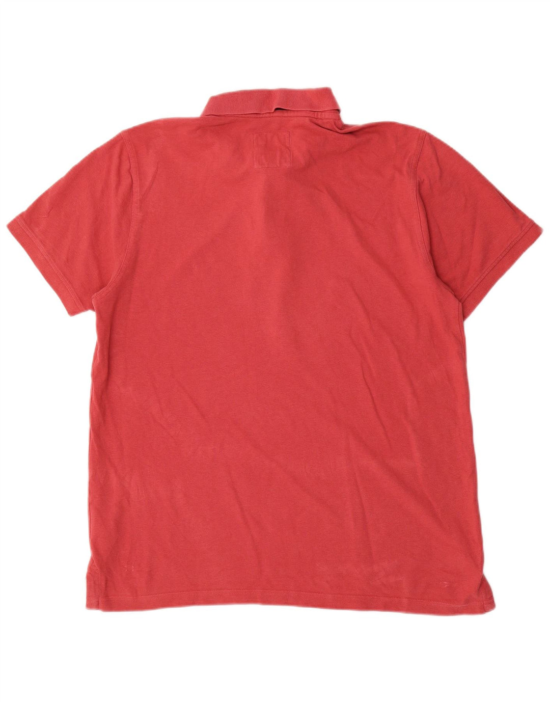 Camisa polo masculina Crew Clothing grande algodão vermelho