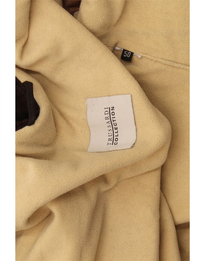 Jaqueta corta-vento masculina Trussardi IT 50 grande marrom