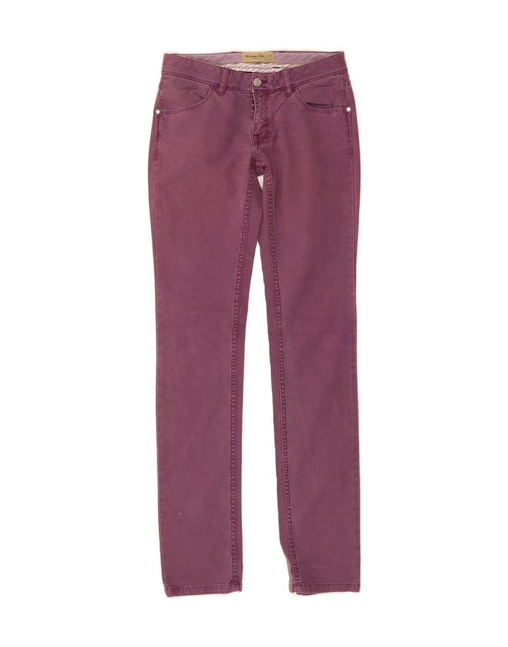 MASSIMO DUTTI Womens Skinny Jeans W28 L33 Purple Cotton Vintage Massimo Dutti and Second-Hand Massimo Dutti from Messina Hembry 