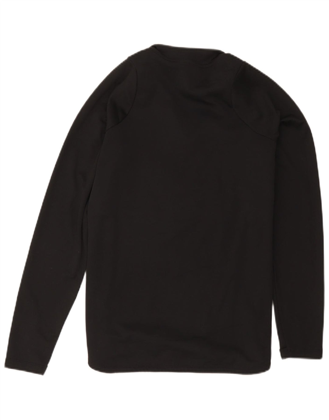 Nike Mens Dri Fit Zip Neck Pullover Treino Top Médio Preto Colourblock