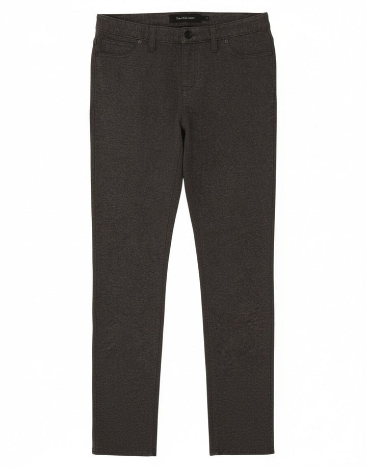 Calça Jegging Feminina Calvin Klein US 8 Médio W30 L28 Algodão Cinza