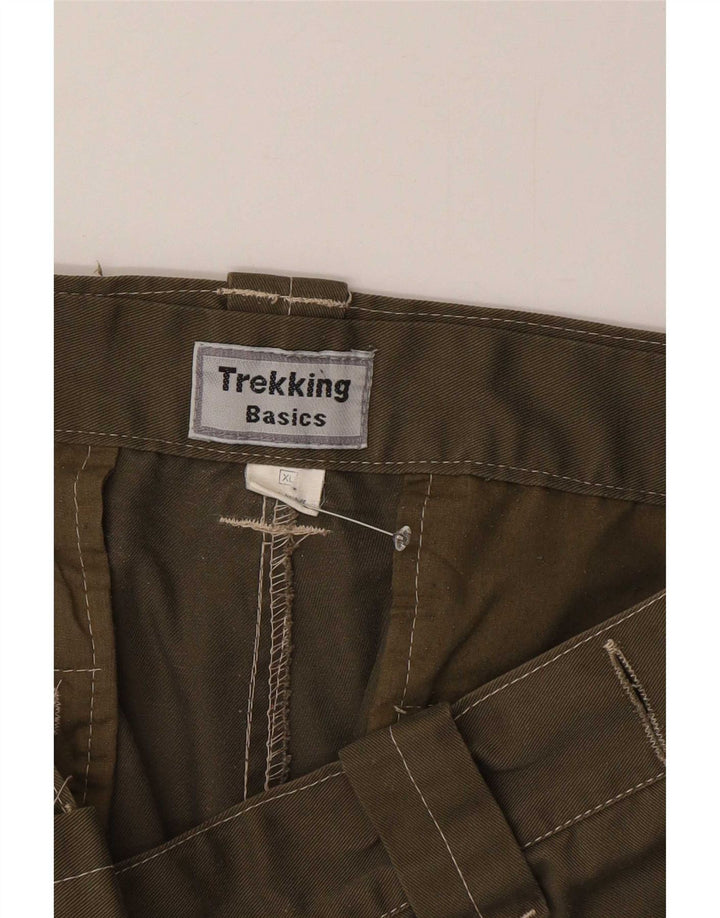 Shorts cargo masculino básico XL W38 poliéster cáqui