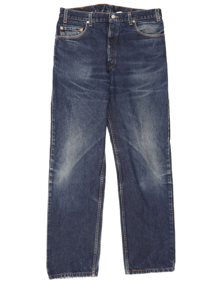 Jeans Levis 505 Straight Masculino W36 L33 Azul