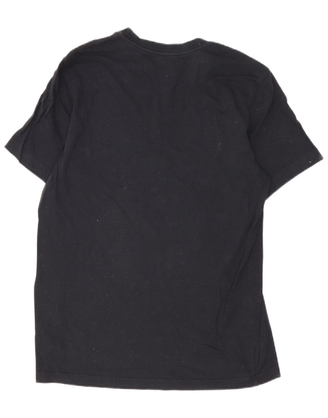 Camiseta Nike masculina Swoosh gráfica top médio algodão preto