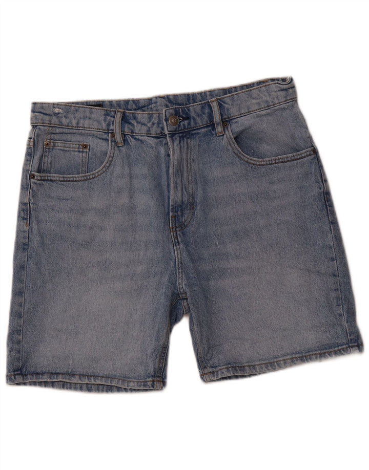 Shorts jeans masculino ZARA EU 42 grande W32 algodão azul