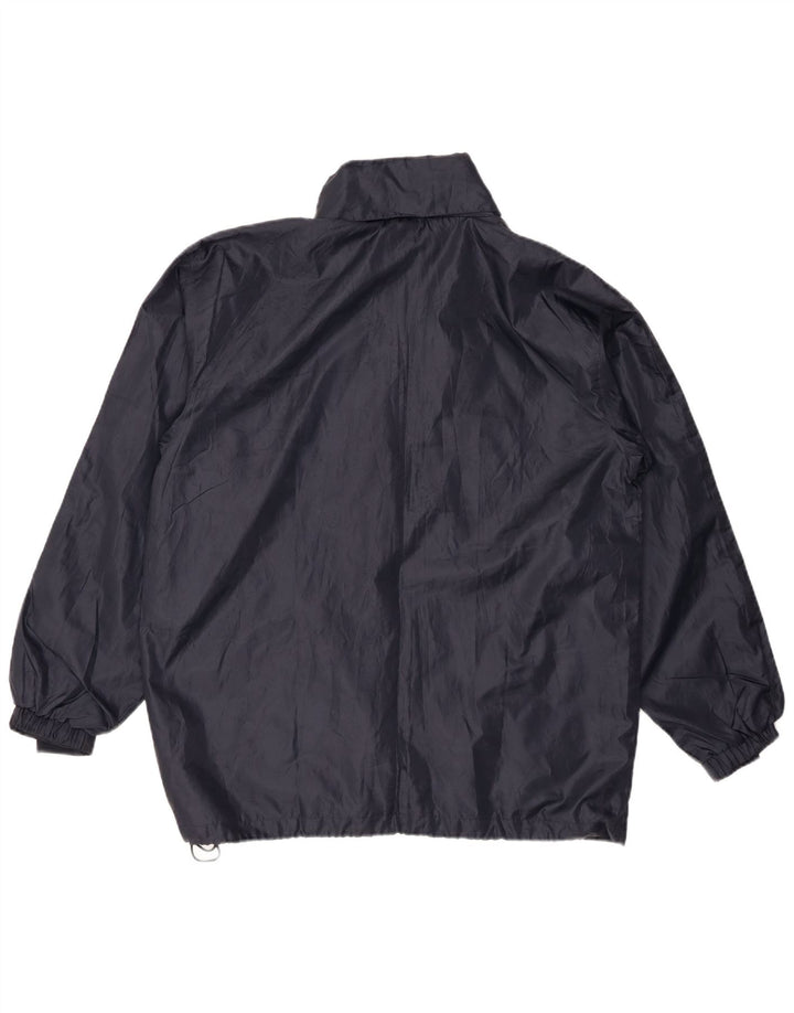 Jaqueta de chuva masculina Diadora UK 38 poliéster azul marinho médio