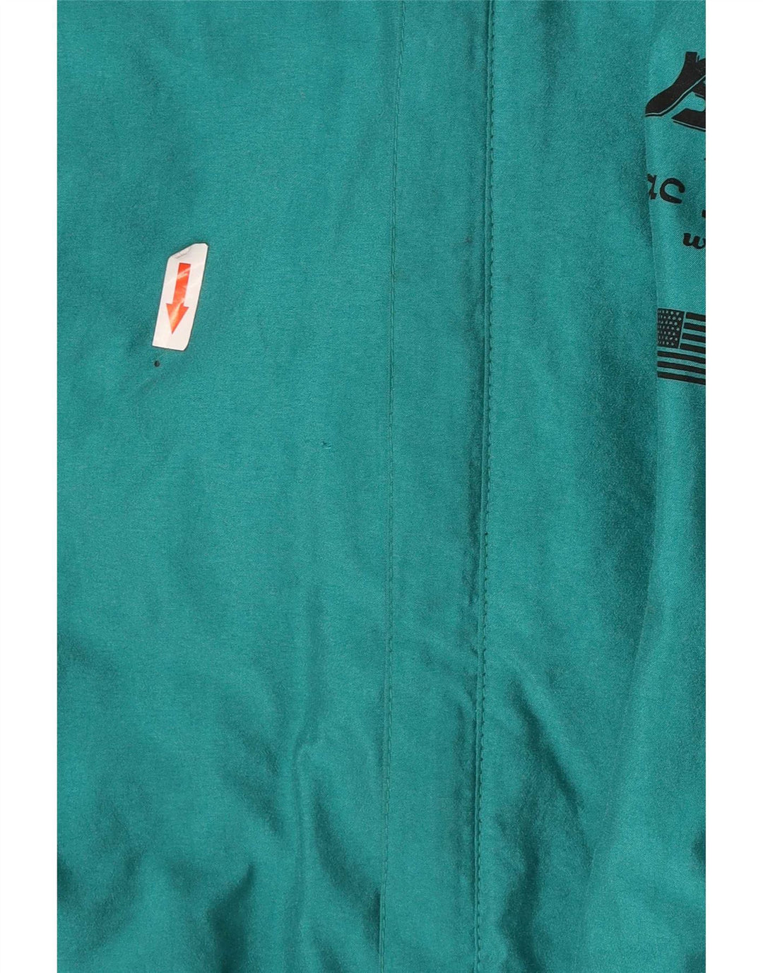 Casaco de esqui gráfico Golden Team Boys 13-14 anos verde colorblock poliamida
