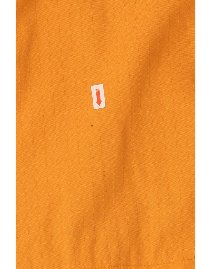 Bear Mens Gráfico Pulôver Rain Jacket UK 40 Grande Poliéster Laranja