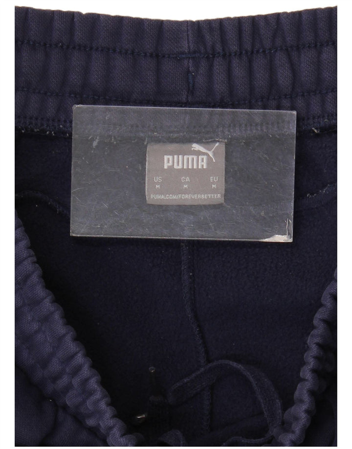 Calça de treino masculina Puma Joggers médio azul marinho